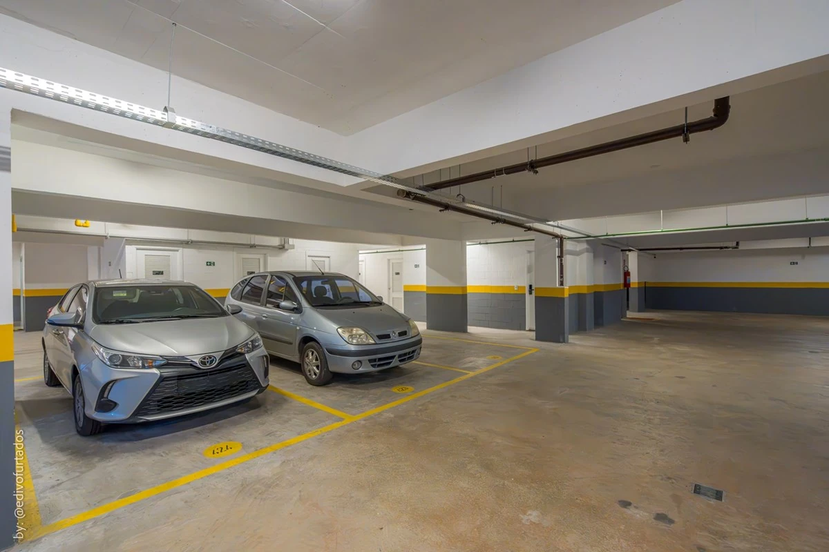 Vagas cobertas na garagem · Apartamento de 3 suítes com vista livre em Jundiaí