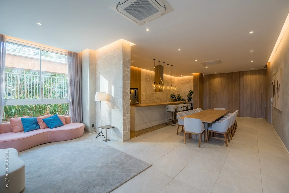 Salão de festas reservado · Apartamento de 3 suítes com vista livre em Jundiaí