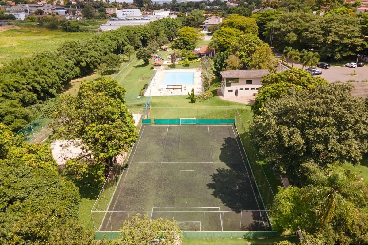 Vista aérea das quadras do condomínio · Casa em condomínio com 3 suítes em Vinhedo